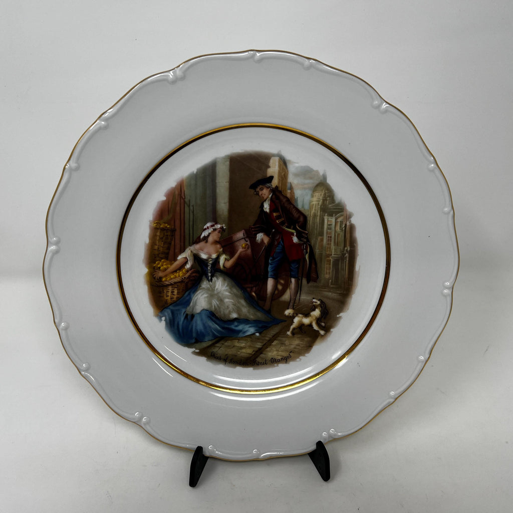 Czech Fine Bone China Wall Plate, Collectible Home Decor