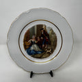Czech Fine Bone China Wall Plate, Collectible Home Decor