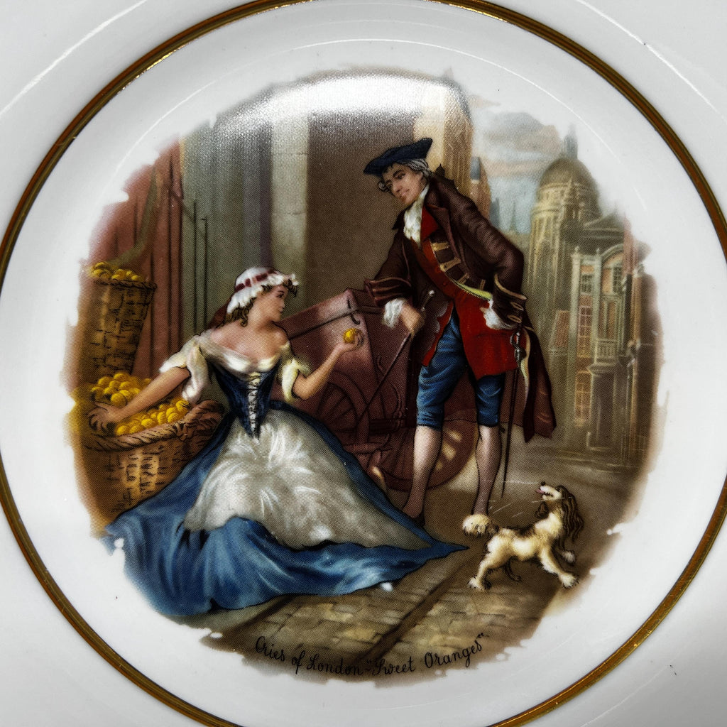 Czech Fine Bone China Wall Plate, Collectible Home Decor