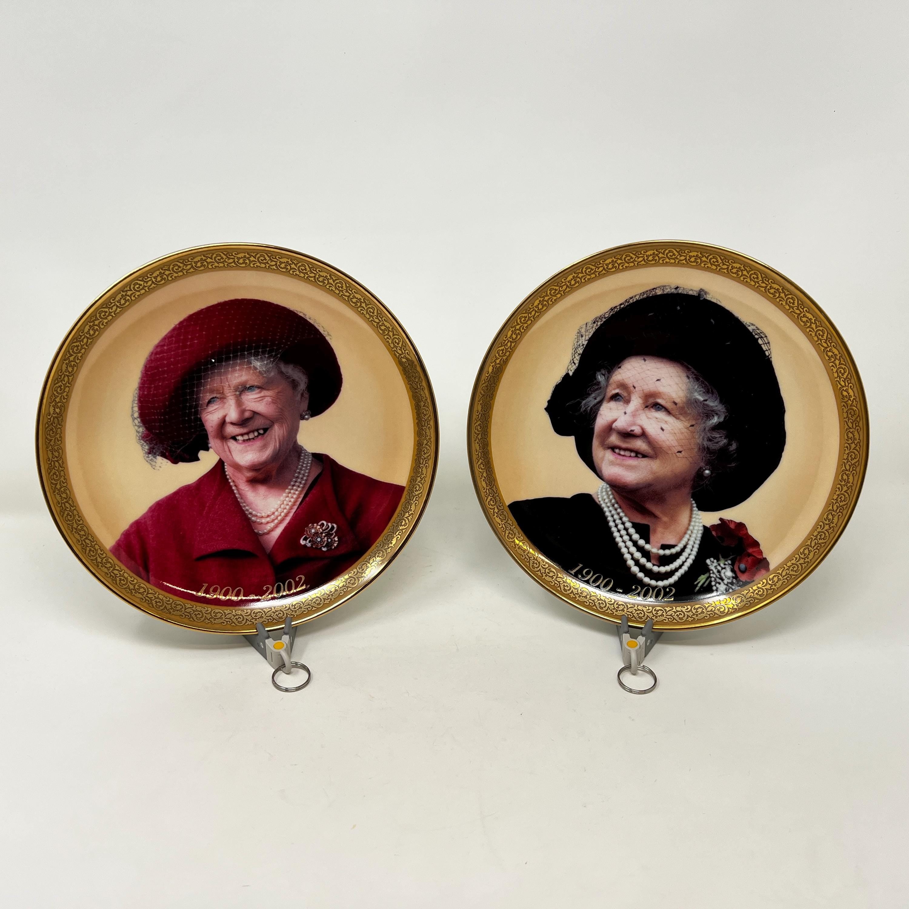 Queen Mother Collectible Plate, Davenport Pottery, Limited Edition Royal Family