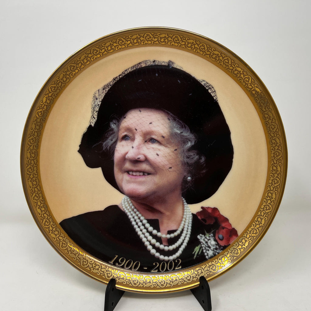 Queen Mother Collectible Plate, Davenport Pottery, Limited Edition Royal Family