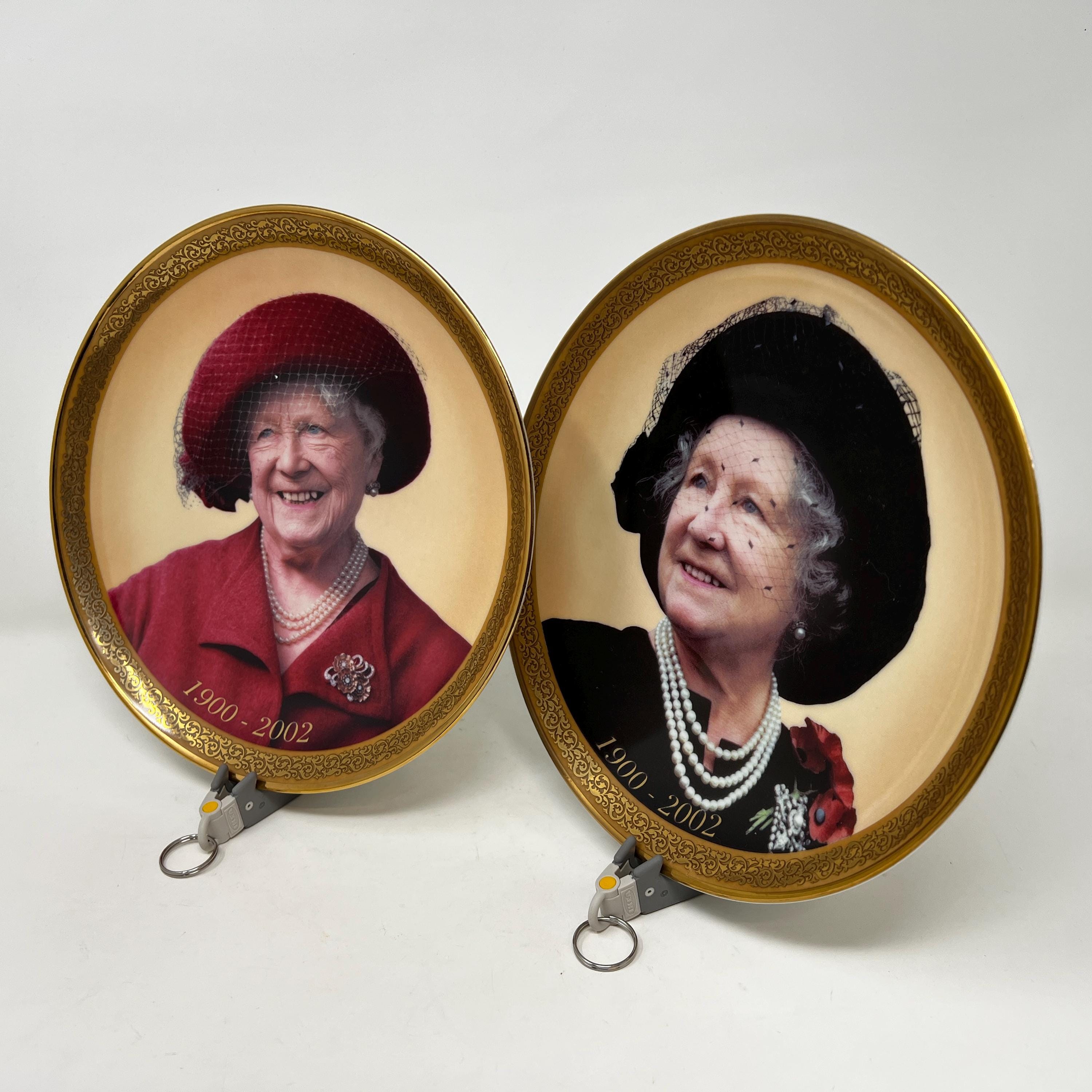Queen Mother Collectible Plate, Davenport Pottery, Limited Edition Royal Family