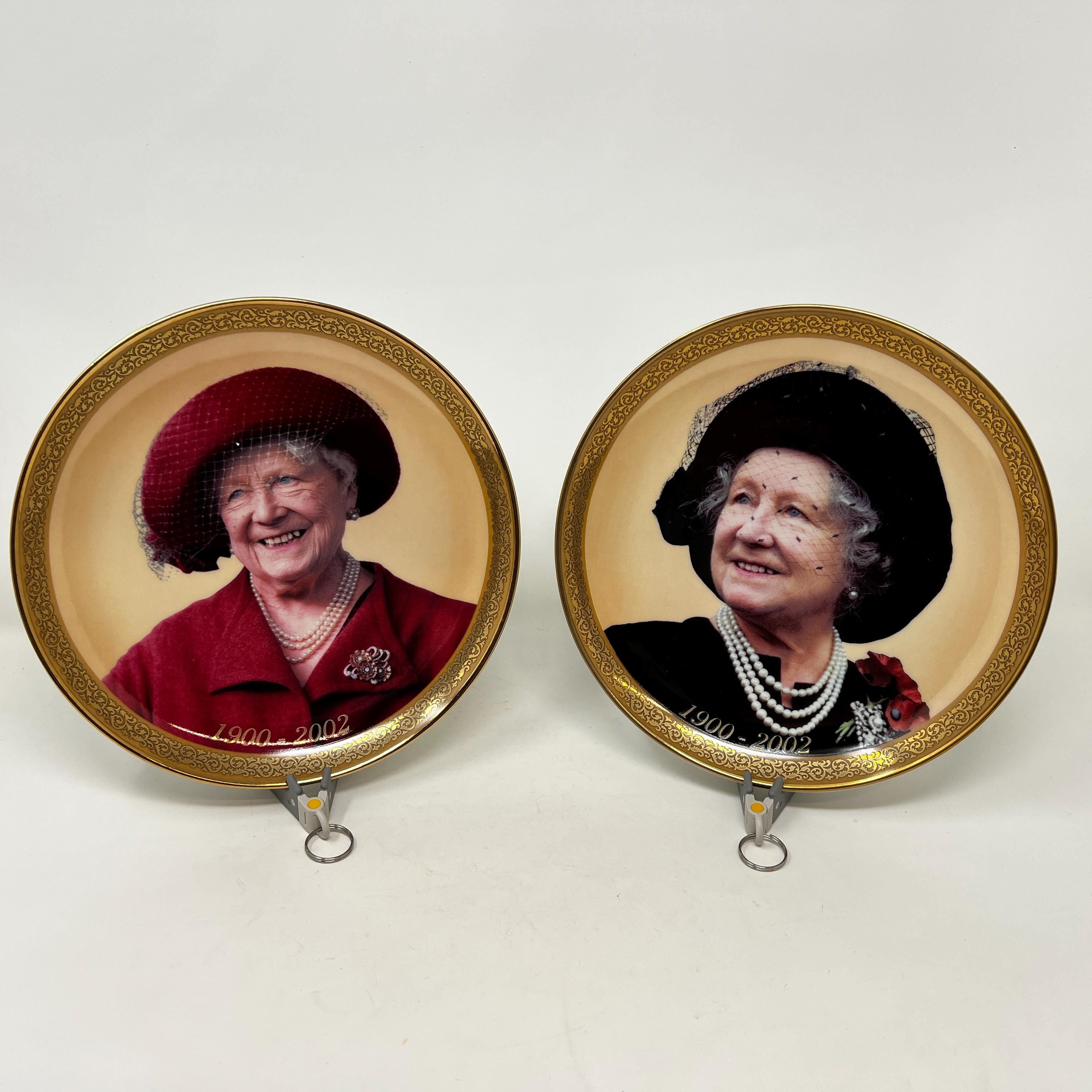 Queen Mother Collectible Plate, Davenport Pottery, Limited Edition Royal Family