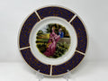 Broadhurst Bros Burslem Courting Couple Plate, Collectible Bone China Wall Art