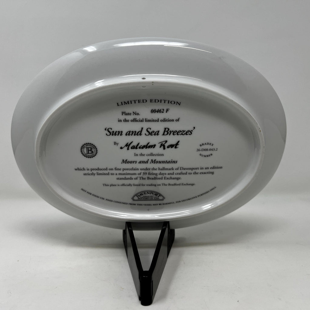 Davenport Pottery Train Wall Plates, Moors and Mountains Collection