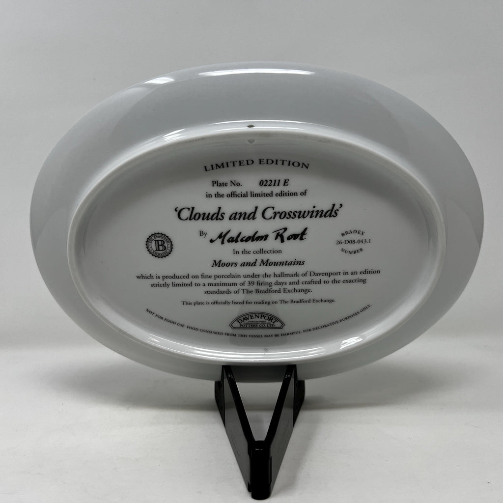 Davenport Pottery Train Wall Plates, Moors and Mountains Collection