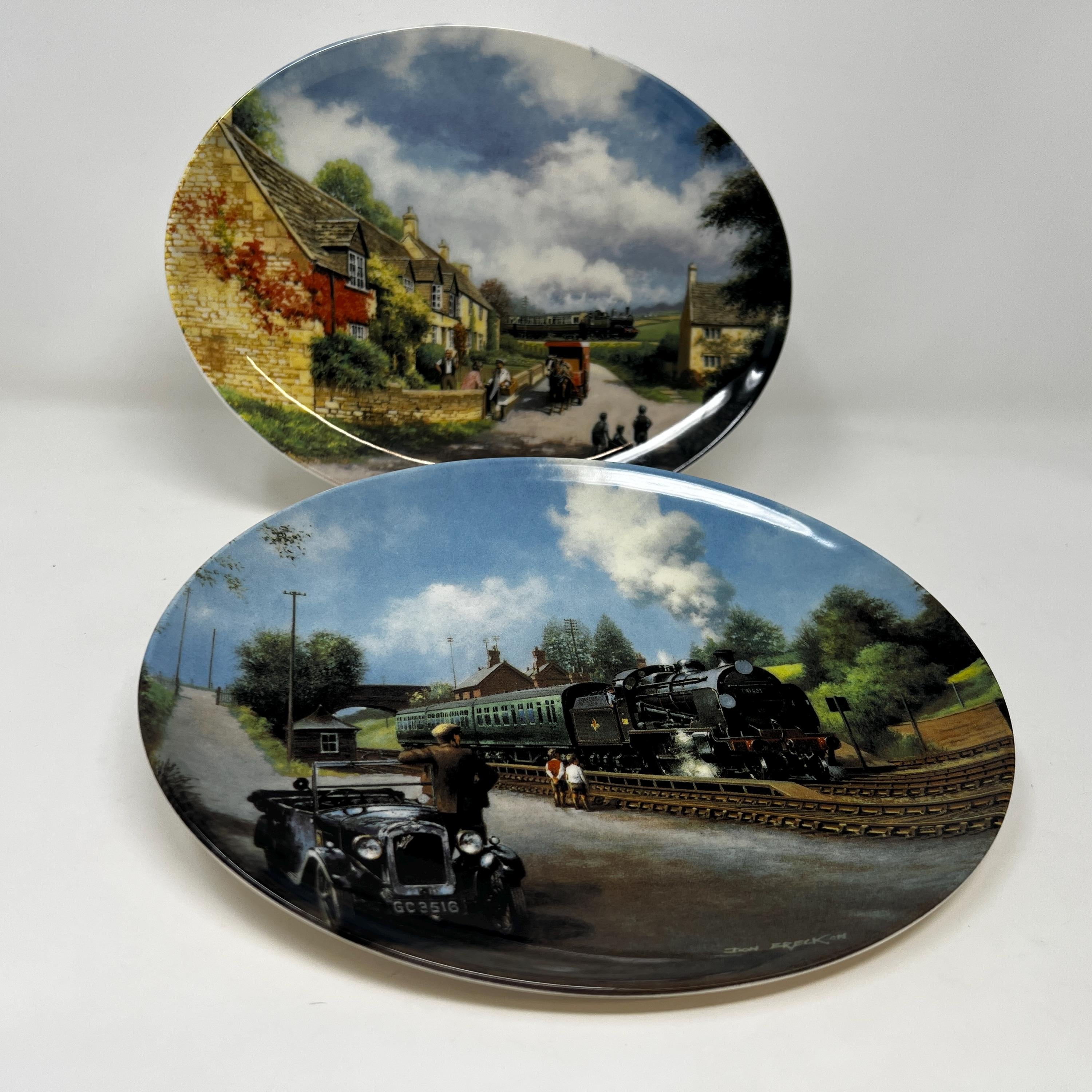 WEDGWOOD Queens Ware Collectors Plate, Railway Memories, Limited Edition