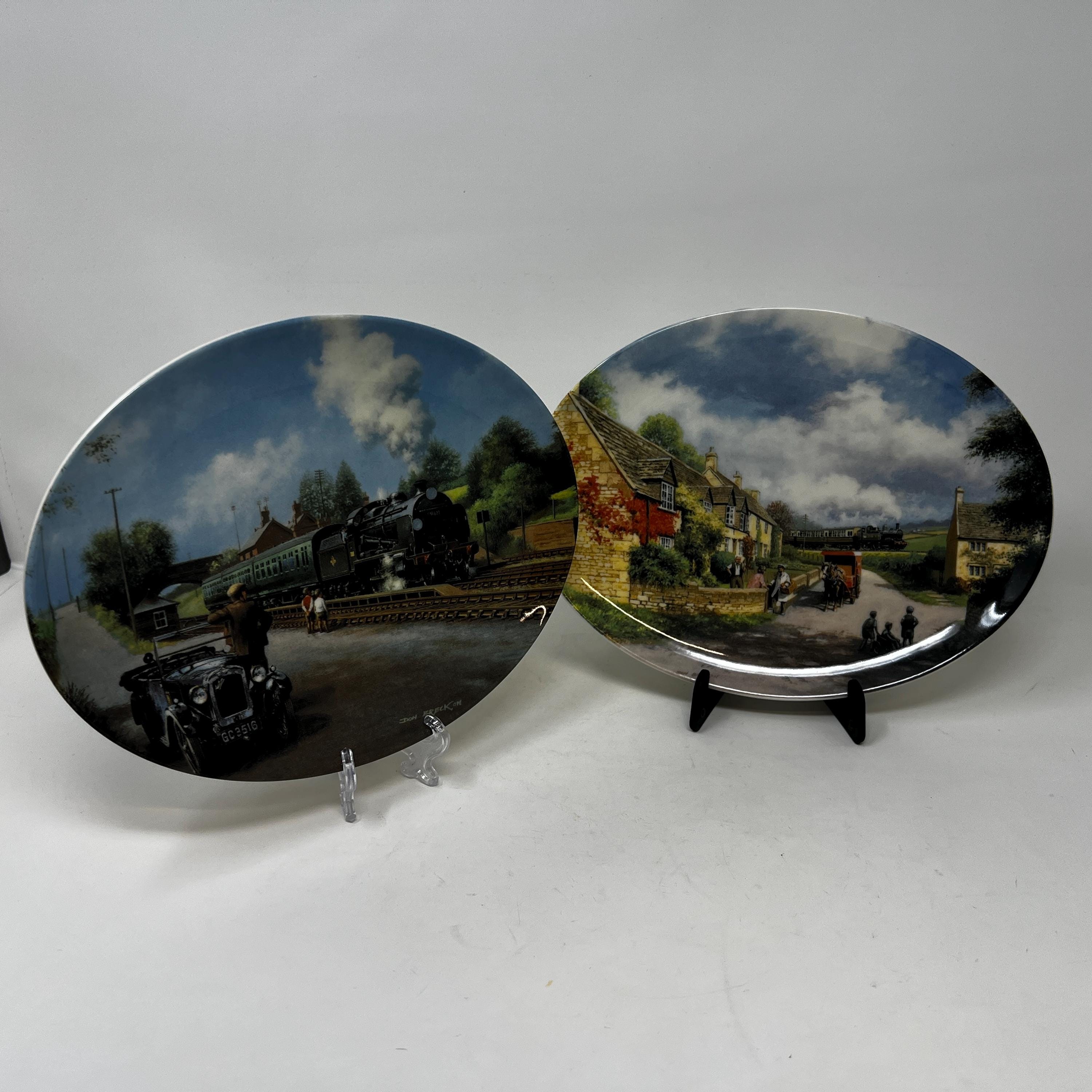 WEDGWOOD Queens Ware Collectors Plate, Railway Memories, Limited Edition