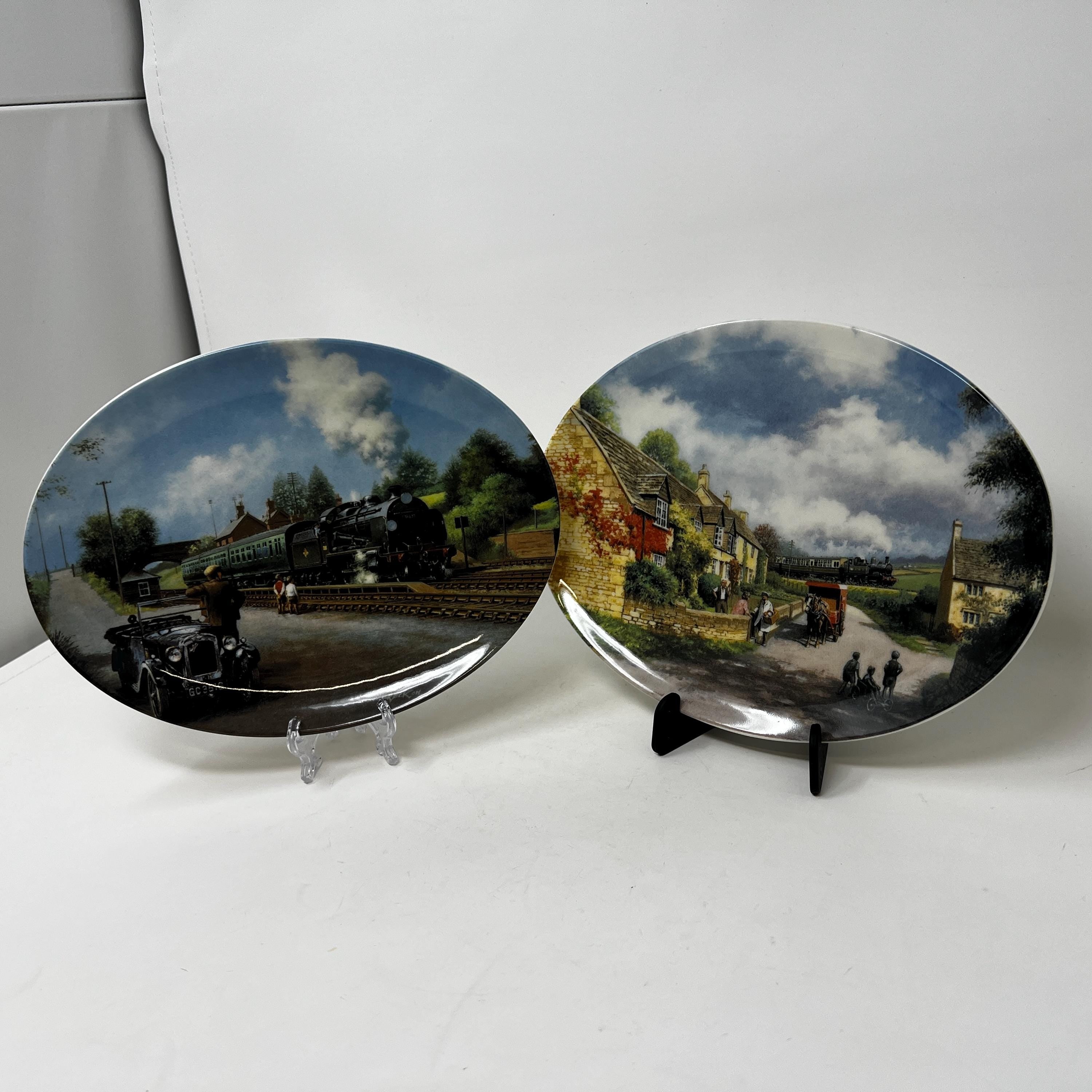 WEDGWOOD Queens Ware Collectors Plate, Railway Memories, Limited Edition