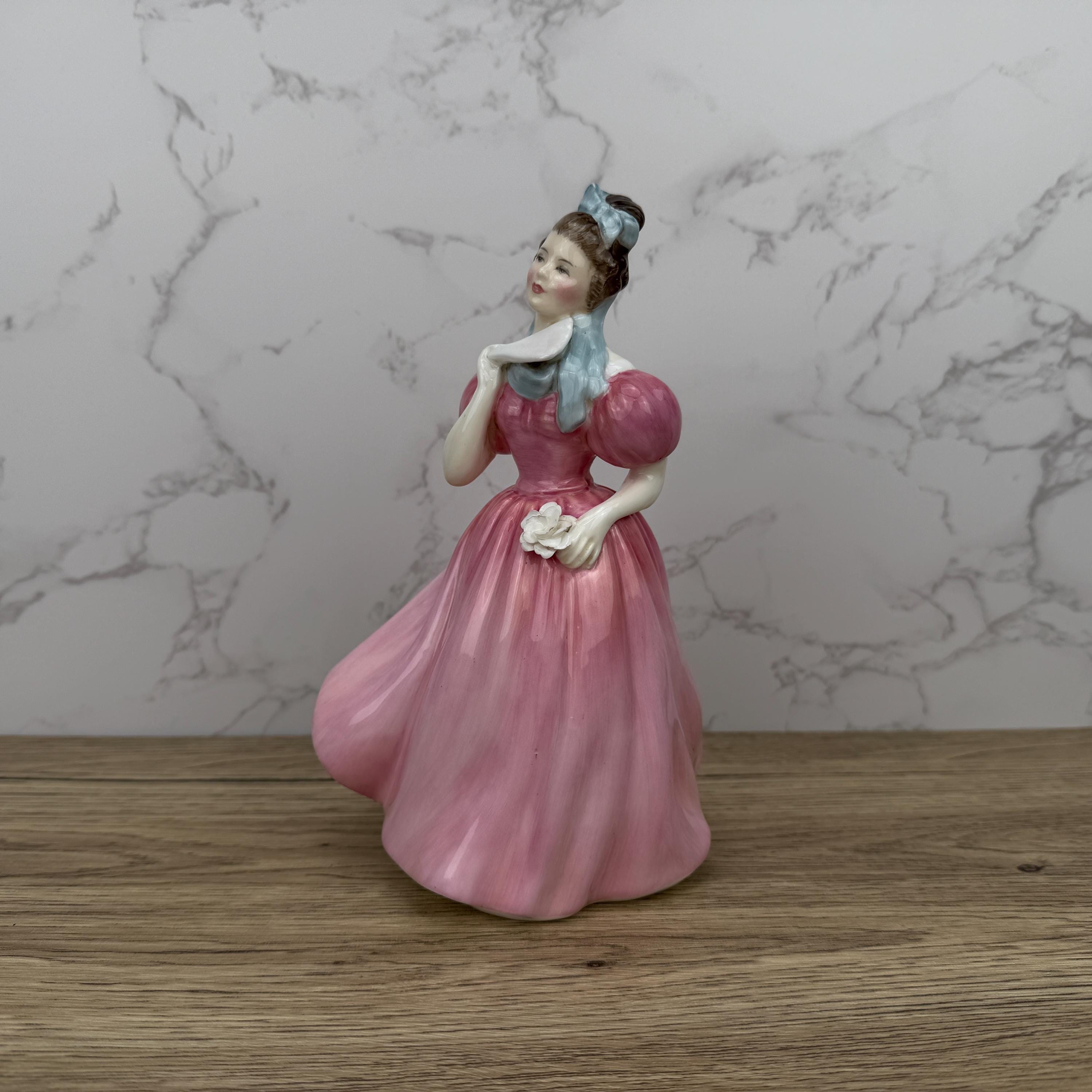 Vintage Royal Doulton Camellia Figurine, Fine Bone China, HN2222