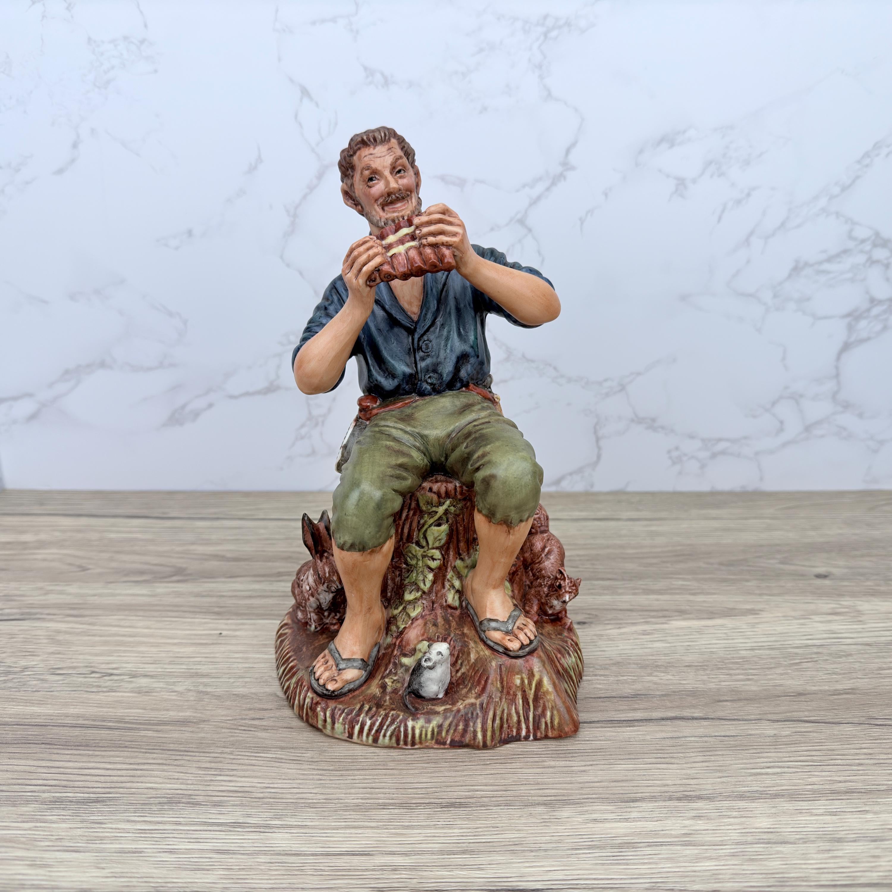 Vintage Royal Doulton Dreamweaver Figurine, HN2283, Matte Porcelain