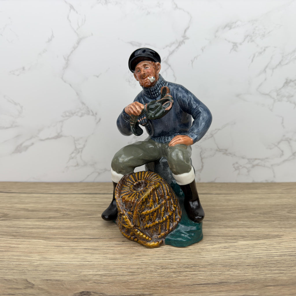Vintage Royal Doulton Lobster Man Figurine, HN2317, Handmade Porcelain