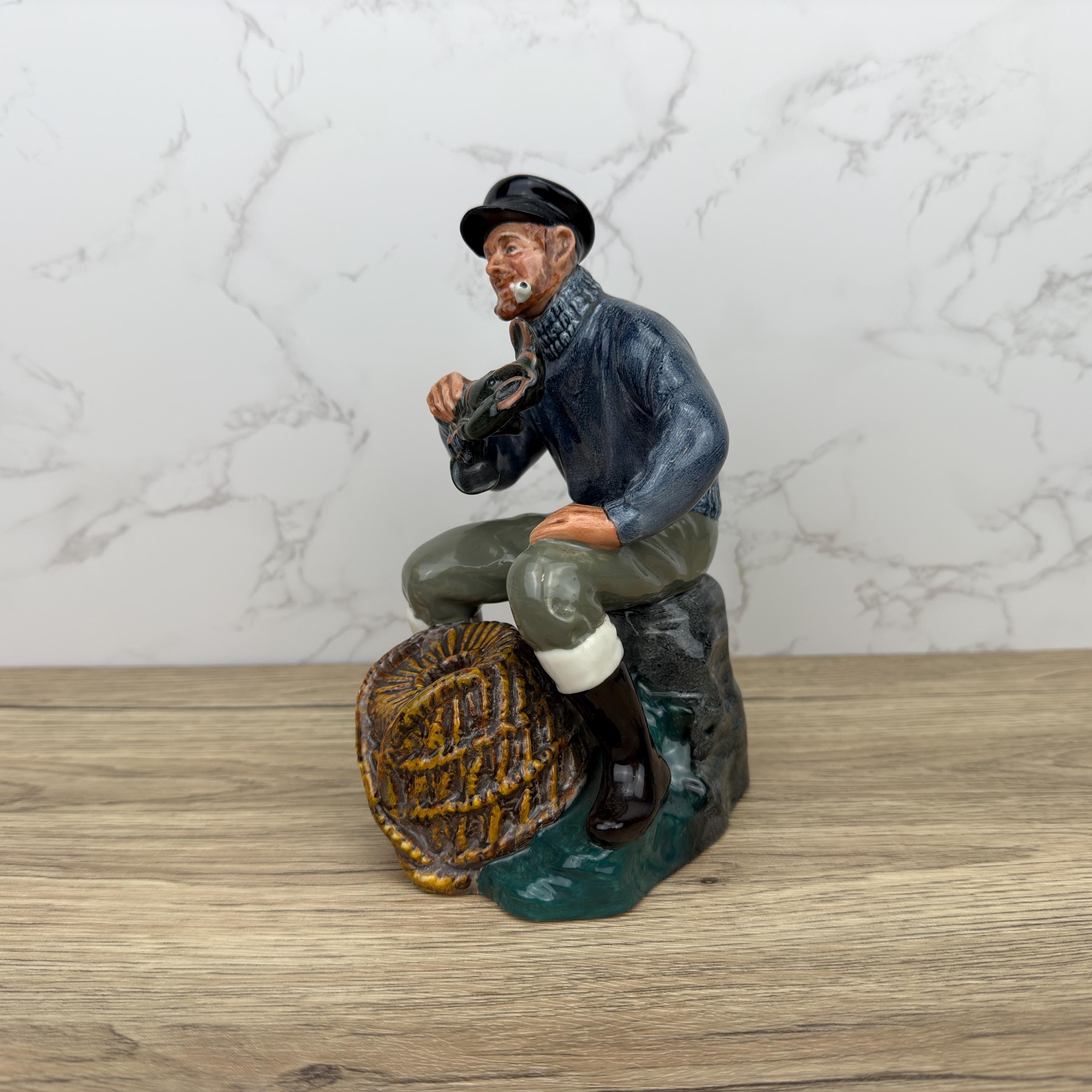 Vintage Royal Doulton Lobster Man Figurine, HN2317, Handmade Porcelain
