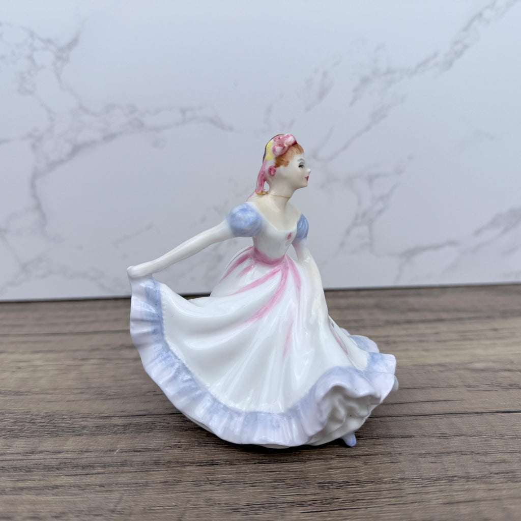 Vintage Royal Doulton Ninette Figurine HN3215, Bone China Collectors Lady (Repaired Neck)