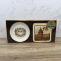Vintage 1981 Royal Wedding Trinket Dish and Coaster Set, New in Box