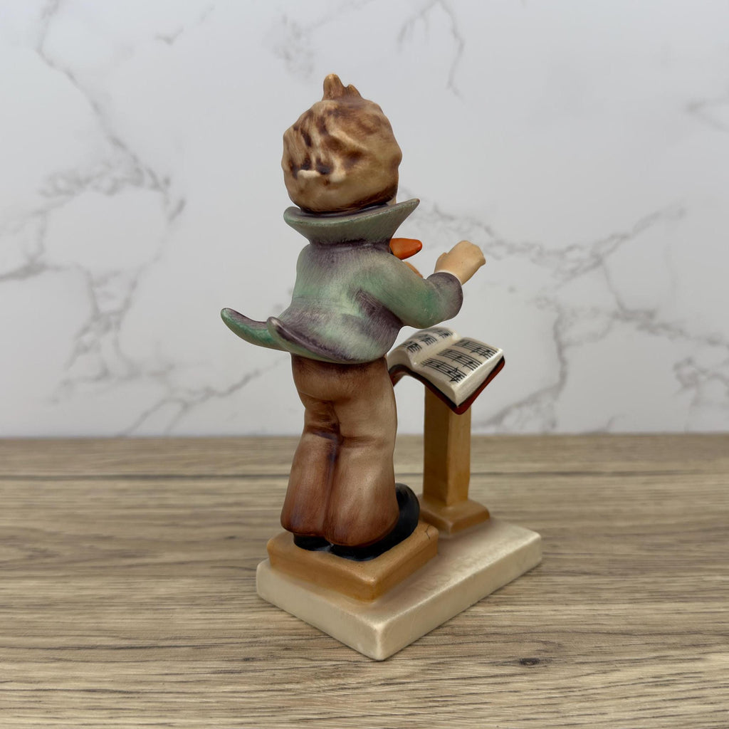 Vintage Goebel Hummel Band Leader Figurine, Western Germany Ceramic, #129