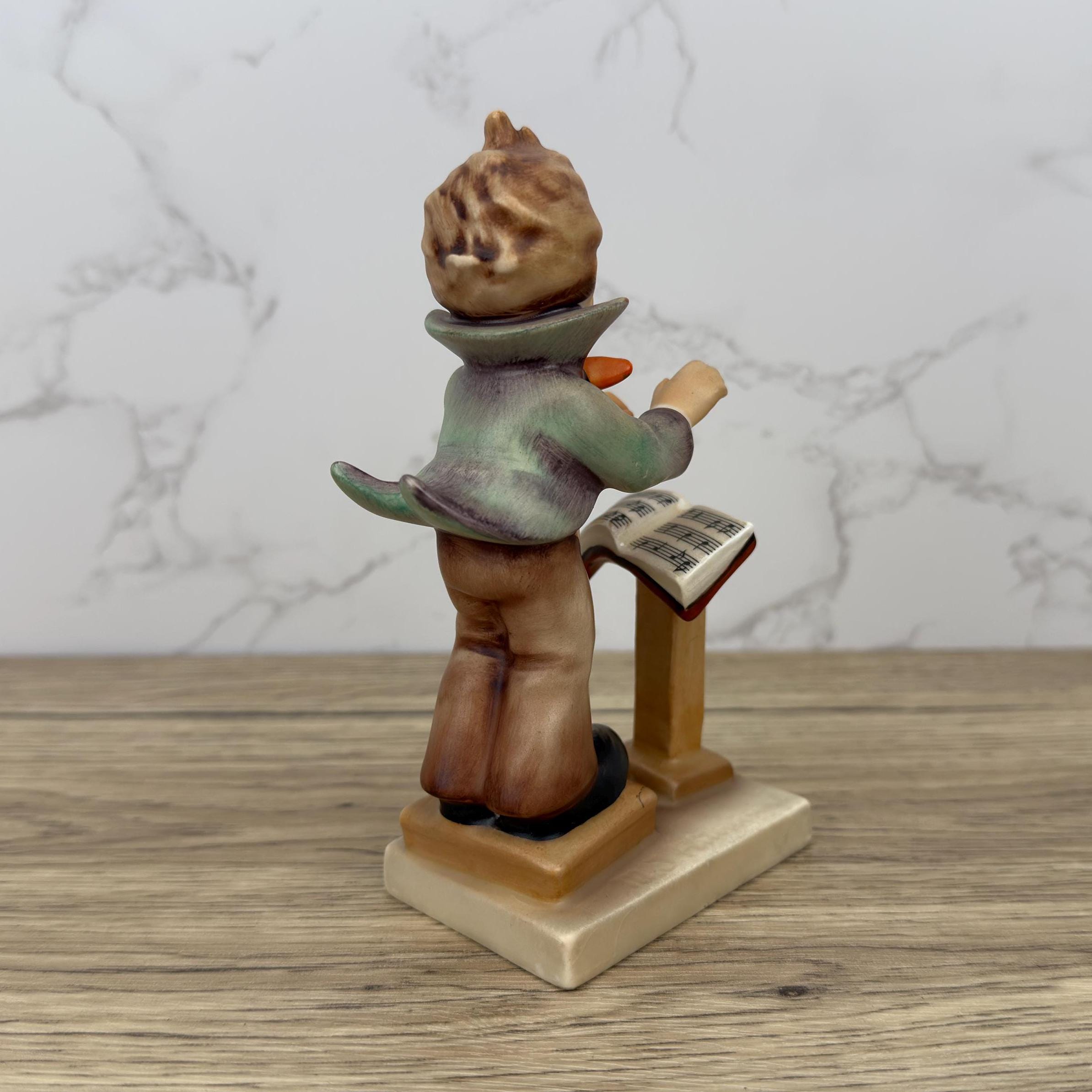 Vintage Goebel Hummel Band Leader Figurine, Western Germany Ceramic, #129