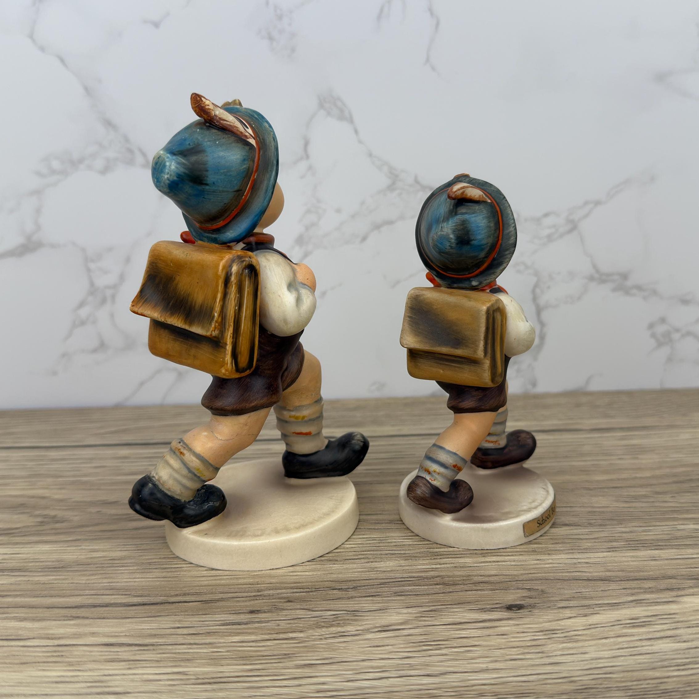 Vintage Goebel Hummel School Boy Figurine, Ceramic Collectible
