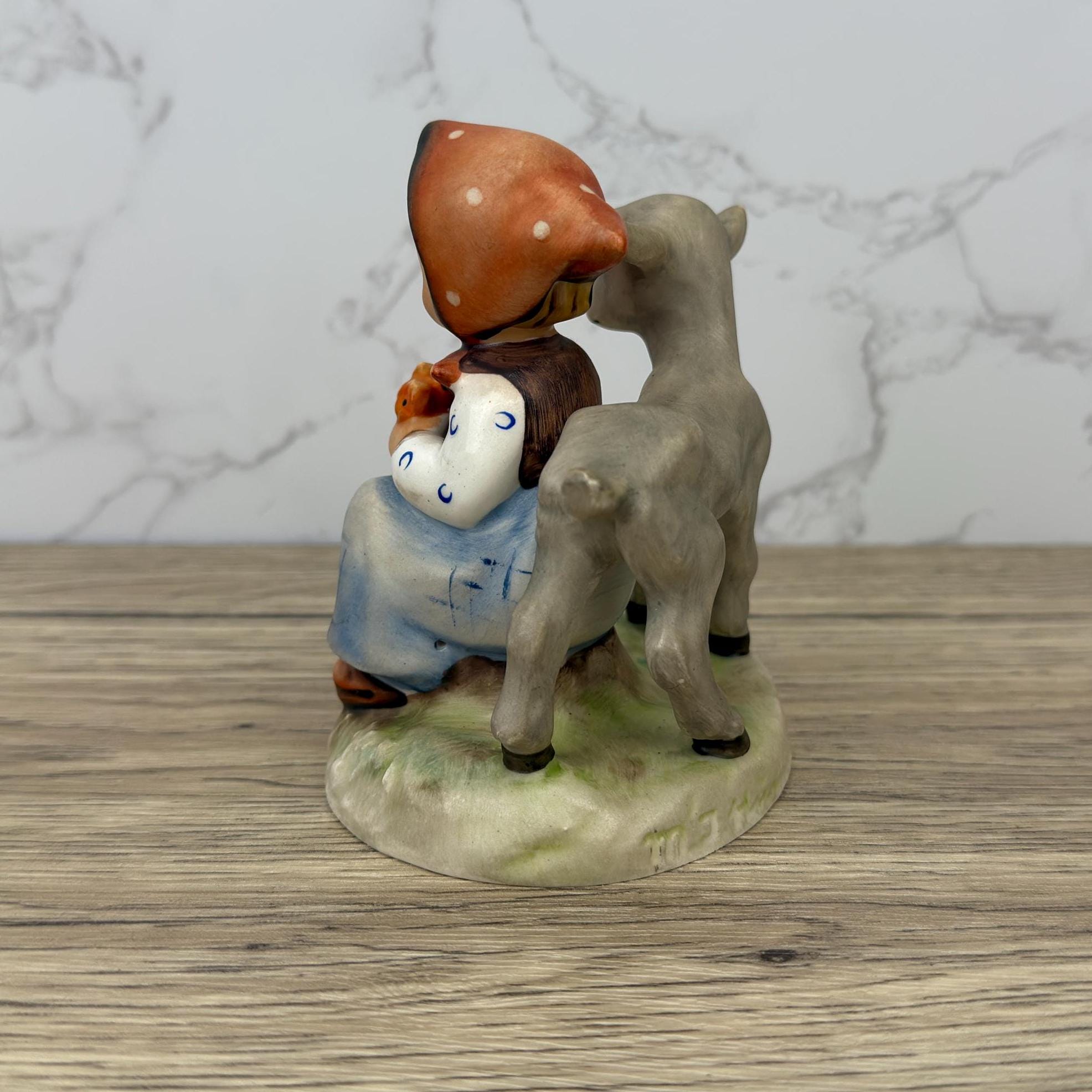 Hummel Figurine, Good Friends, Girl with Deer, TMK-3, Western Germany