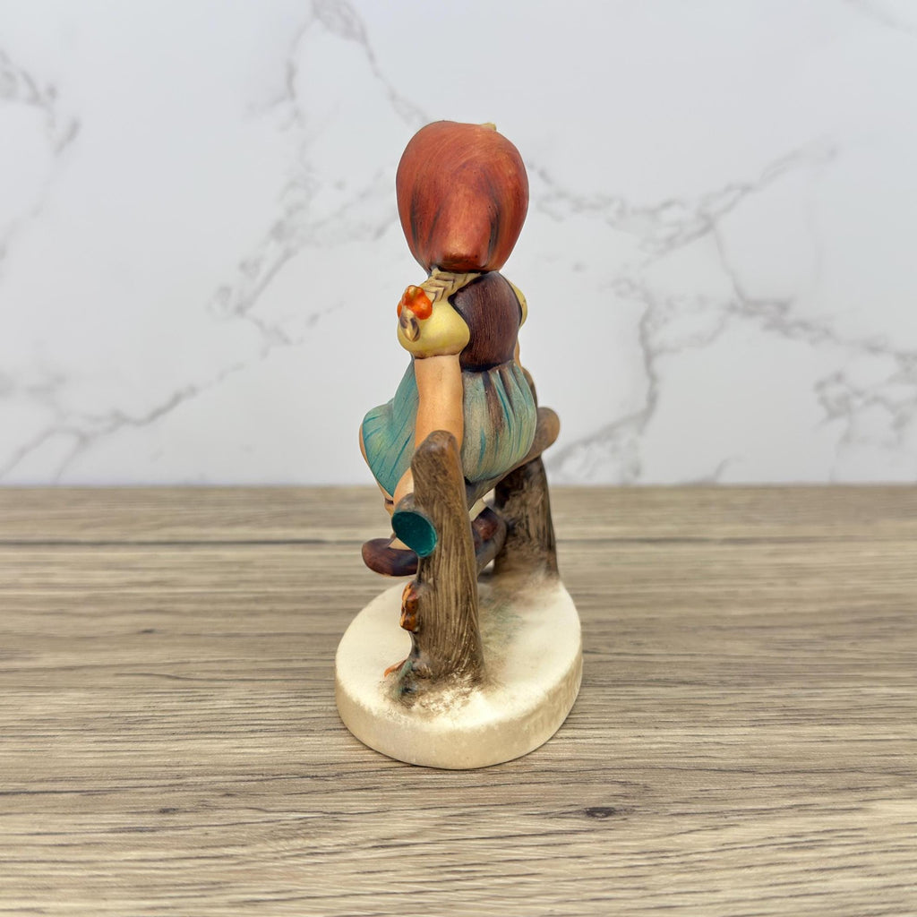 Vintage Hummel Figurine, "Just Resting" Goebel Girl, Hand Painted Porcelain