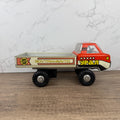Vintage Ural 5567 Tin Dump Truck, USSR Toy, Collectible Ornament
