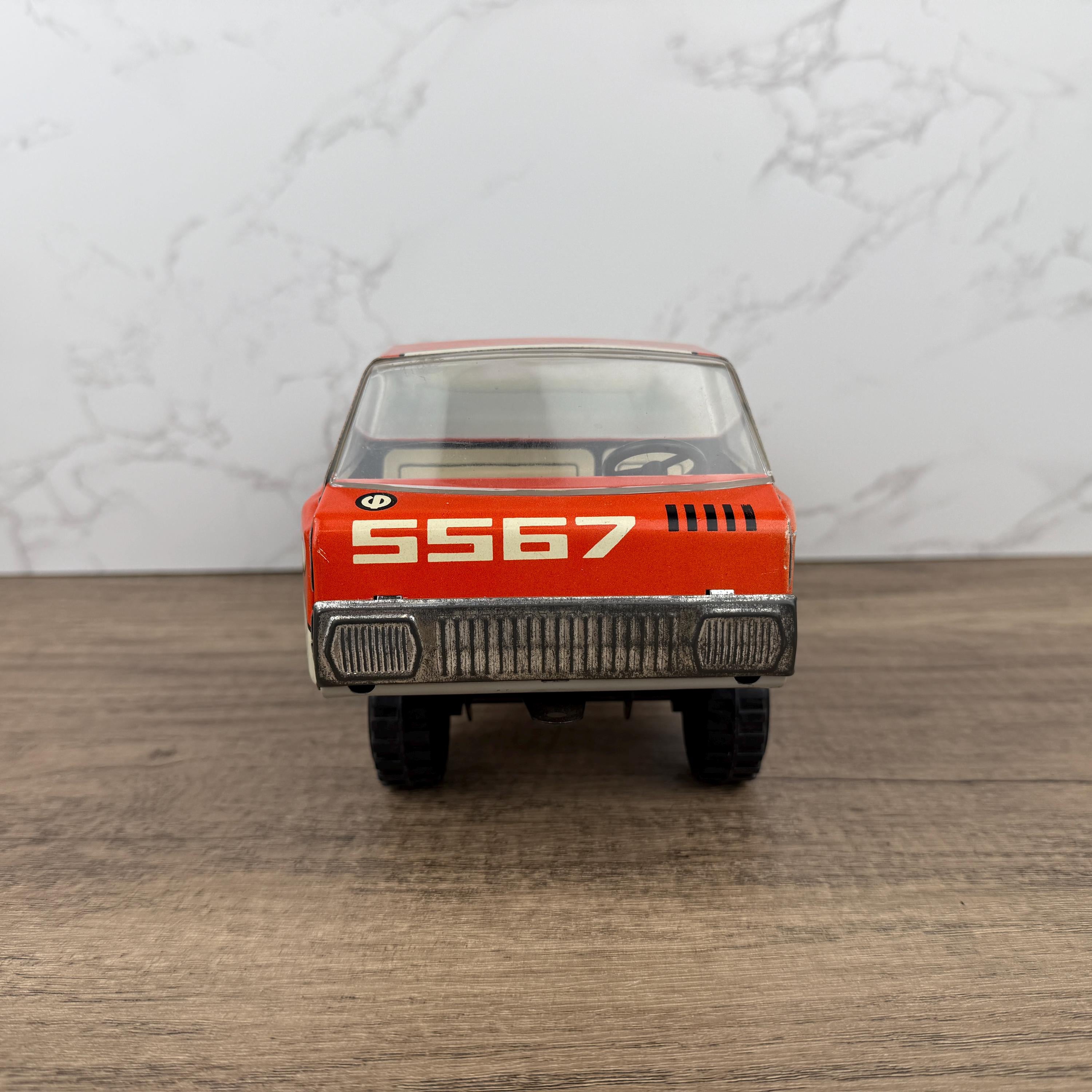 Vintage Ural 5567 Tin Dump Truck, USSR Toy, Collectible Ornament