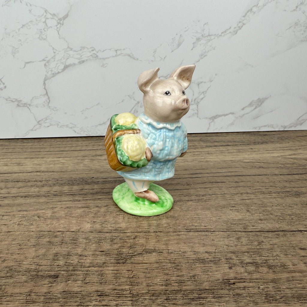 Beswick Beatrix Potter Figurine, Little Pig Robinson, 1950s Nursery Decor