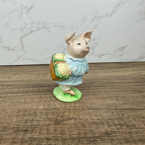 Beswick Beatrix Potter Figurine, Little Pig Robinson, 1950s Nursery Decor