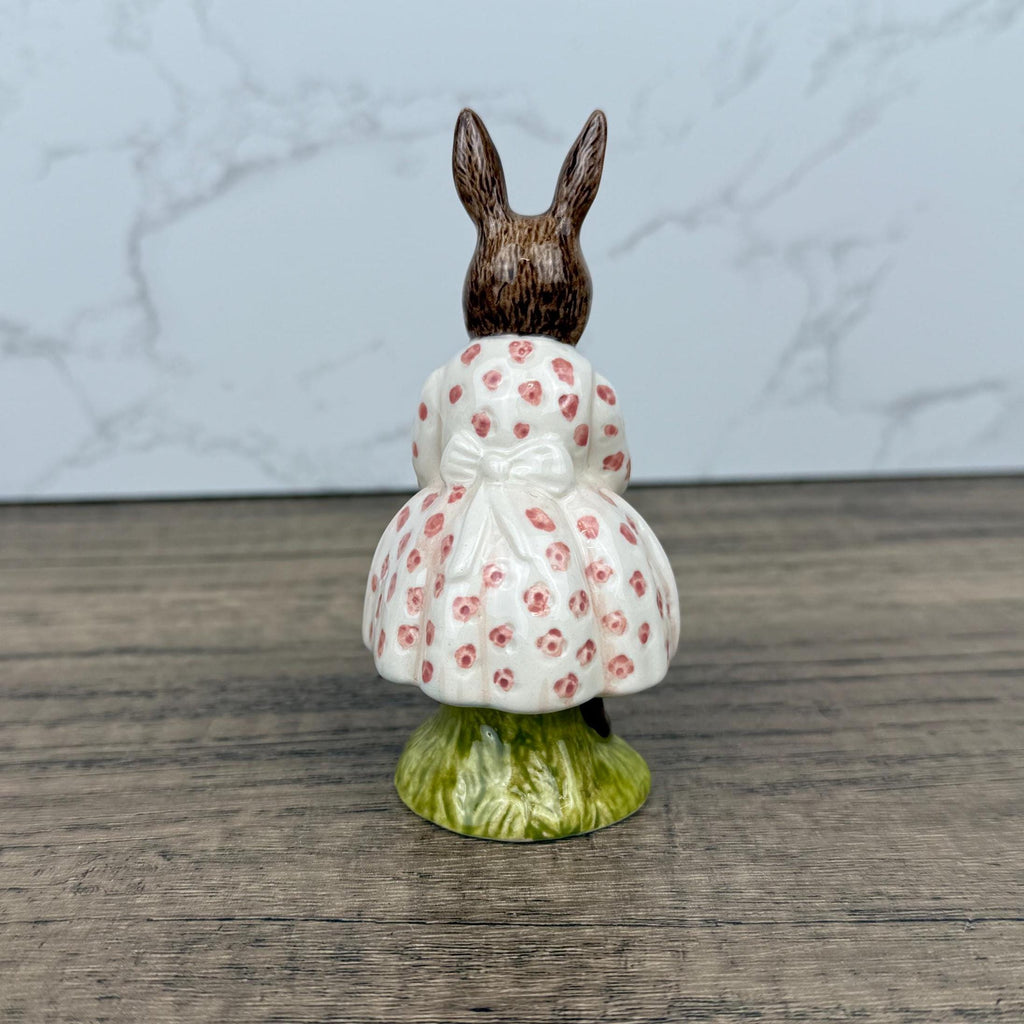 Royal Doulton Dollie Bunnykins Figurine, "Playtime" DB8, Nursery Decor