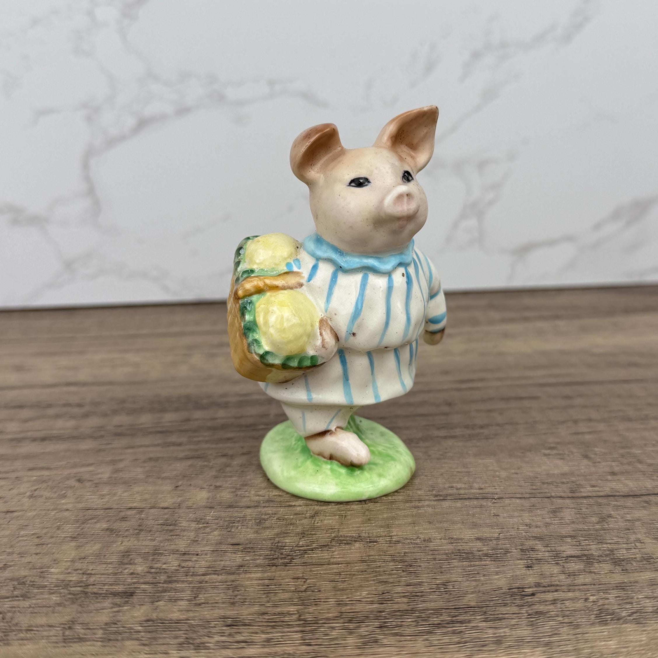 Beswick Beatrix Potter Figurine, Little Pig Robinson, Early Version