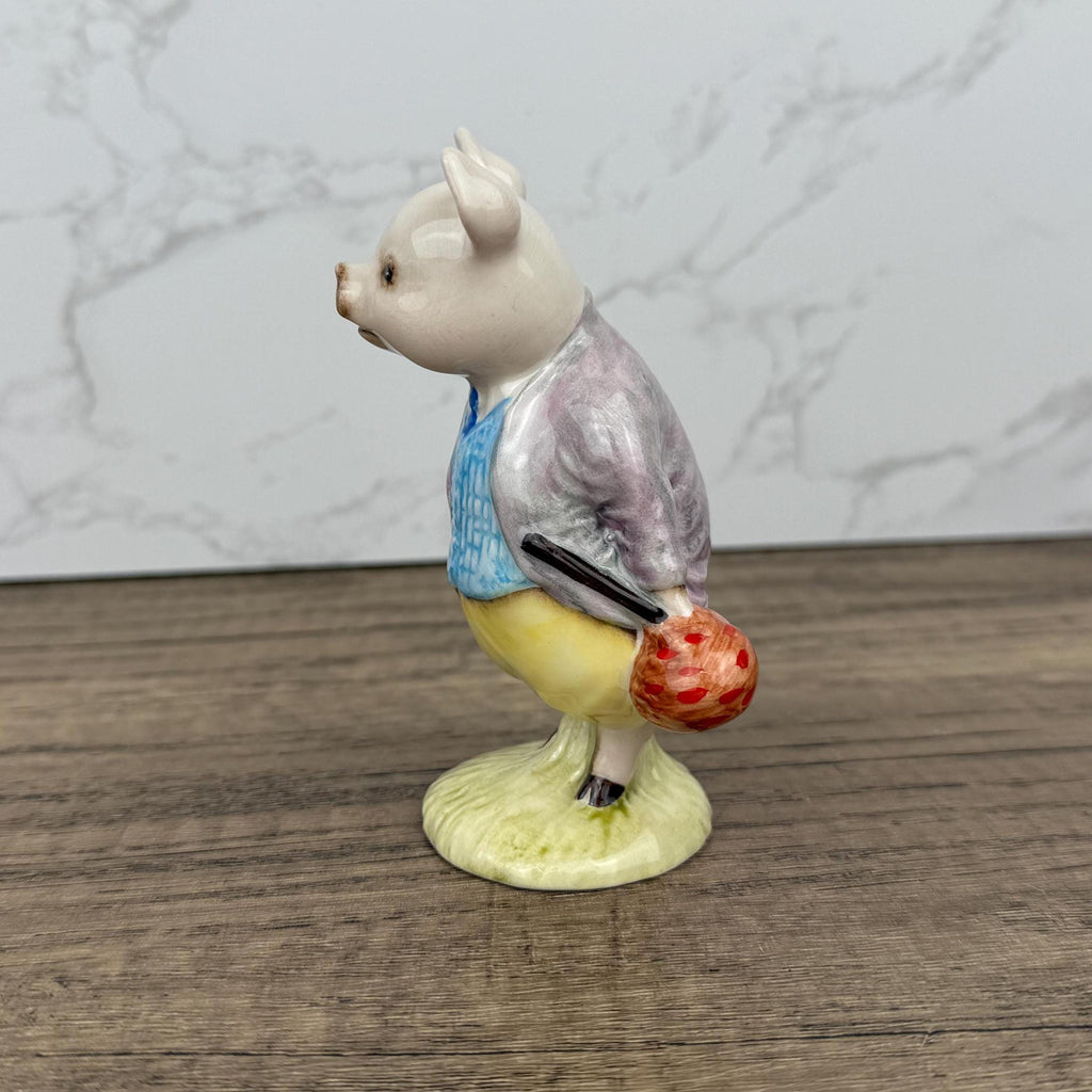 Royal Albert Beatrix Potter Pigling Bland Figurine, 1989