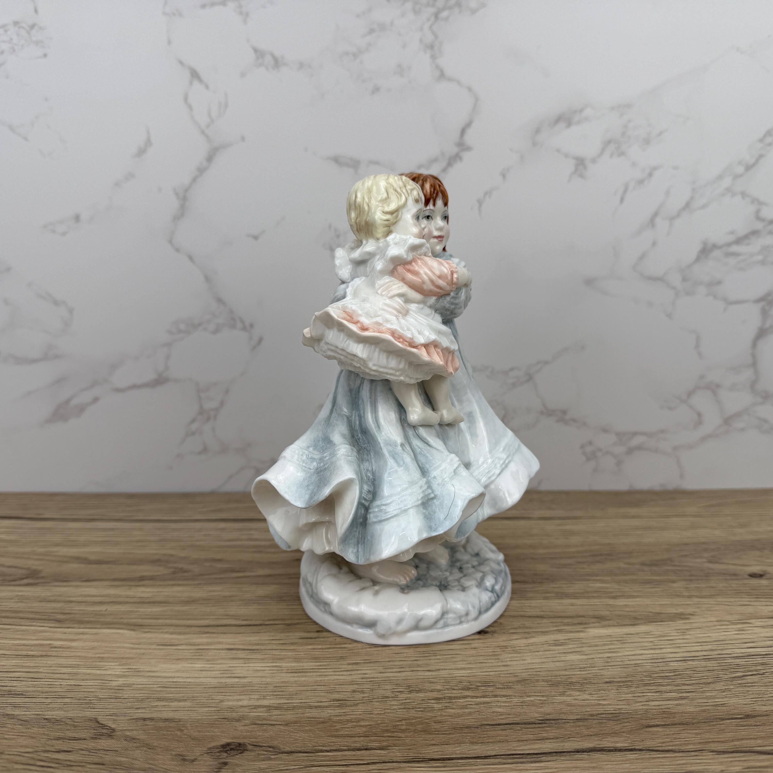 Royal Worcester Porcelain Figurine, "LOVE" Limited Edition, Woodhouse Mitchell Design