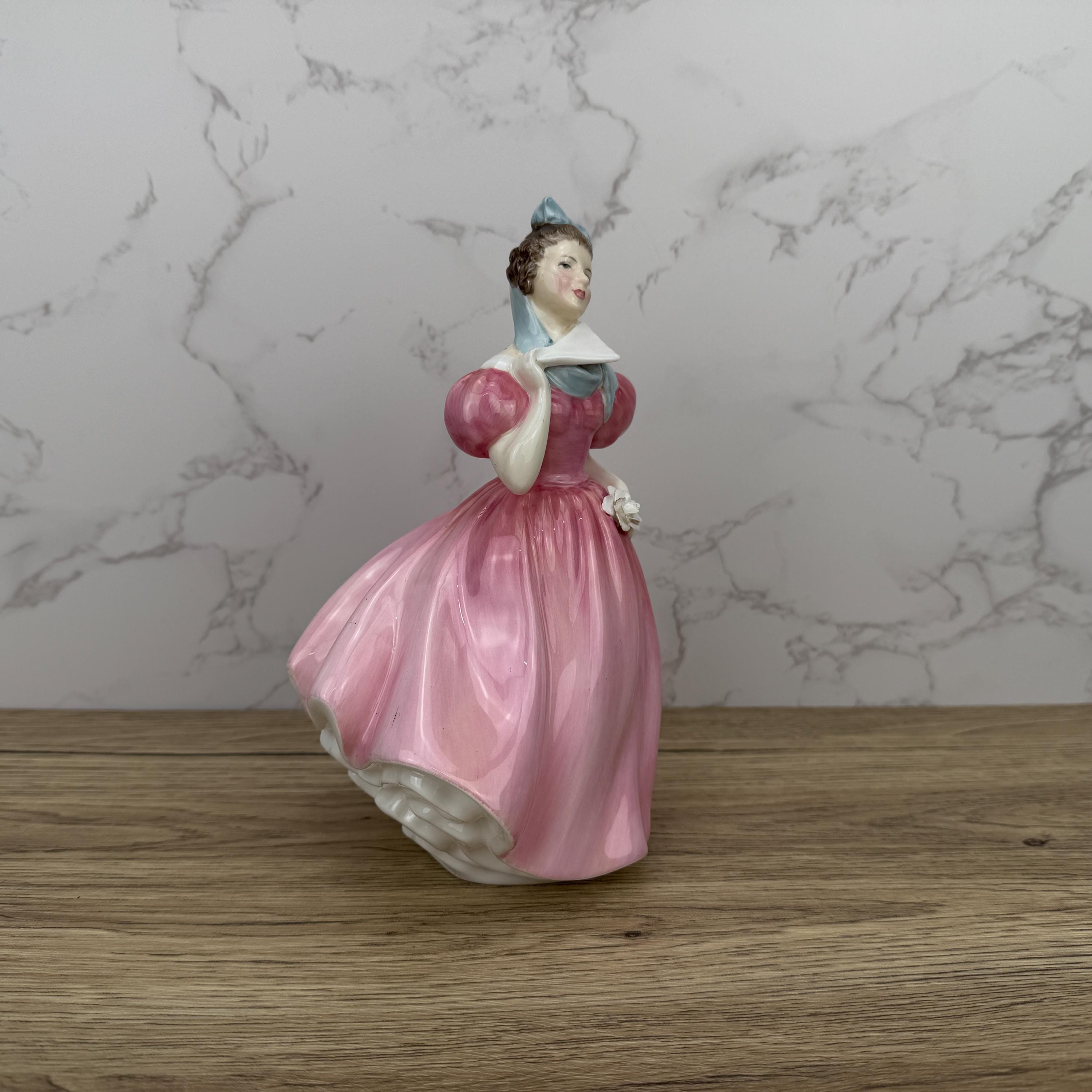 Vintage Royal Doulton Camellia Figurine, Fine Bone China, HN2222