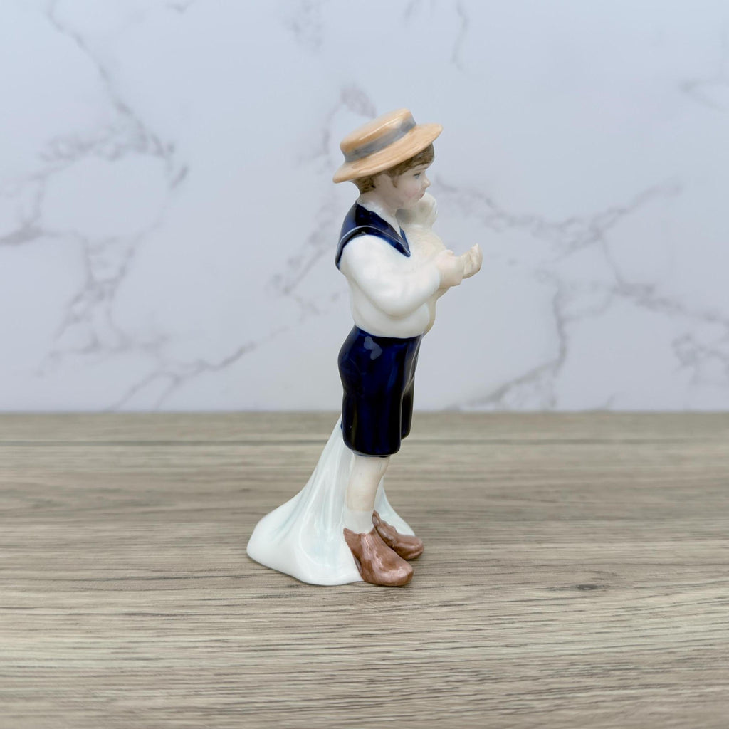 Vintage Royal Doulton Porcelain Figurine, Special Friend with Cat, HN3607