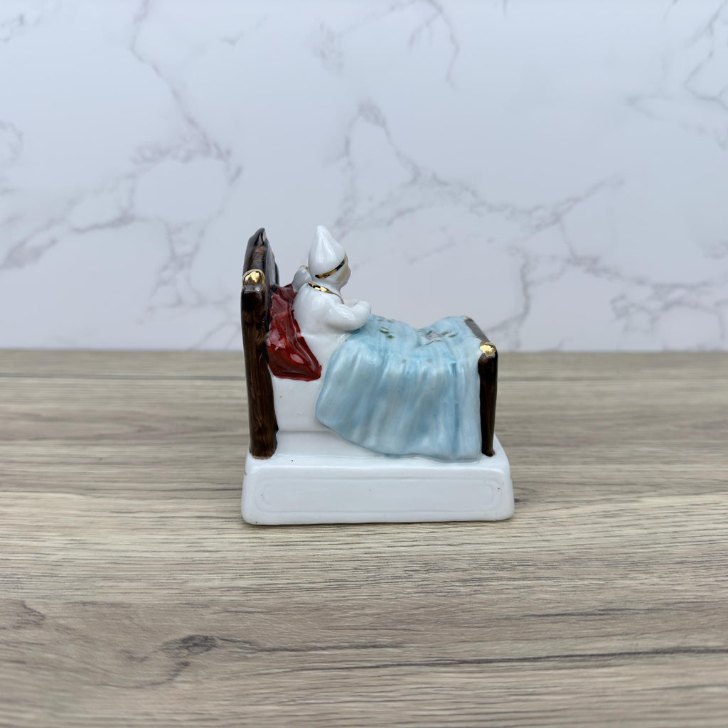 Antique German Fairing, "Stop Your Tickling Jock" Victorian Porcelain Figurine