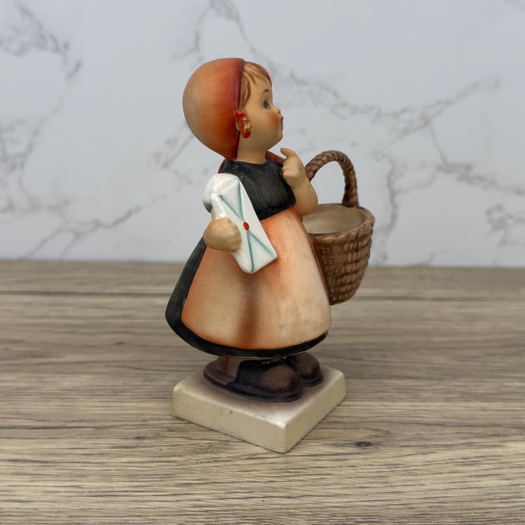 Vintage Goebel Hummel Porcelain Figurine, Girl with Basket
