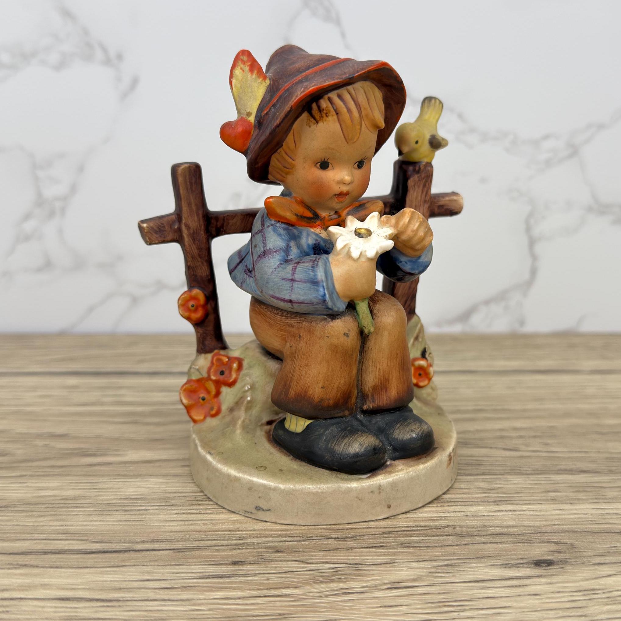 Vintage Goebel Hummel Figurine, She Loves Me Not, West Germany