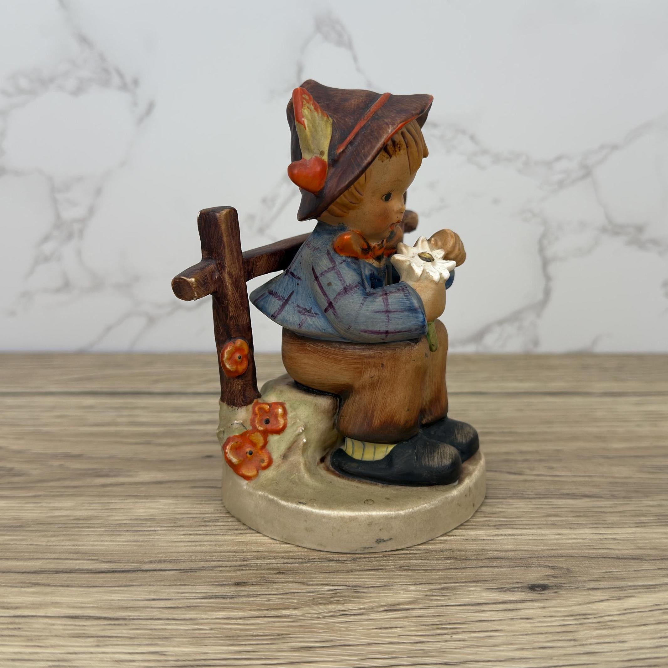 Vintage Goebel Hummel Figurine, She Loves Me Not, West Germany