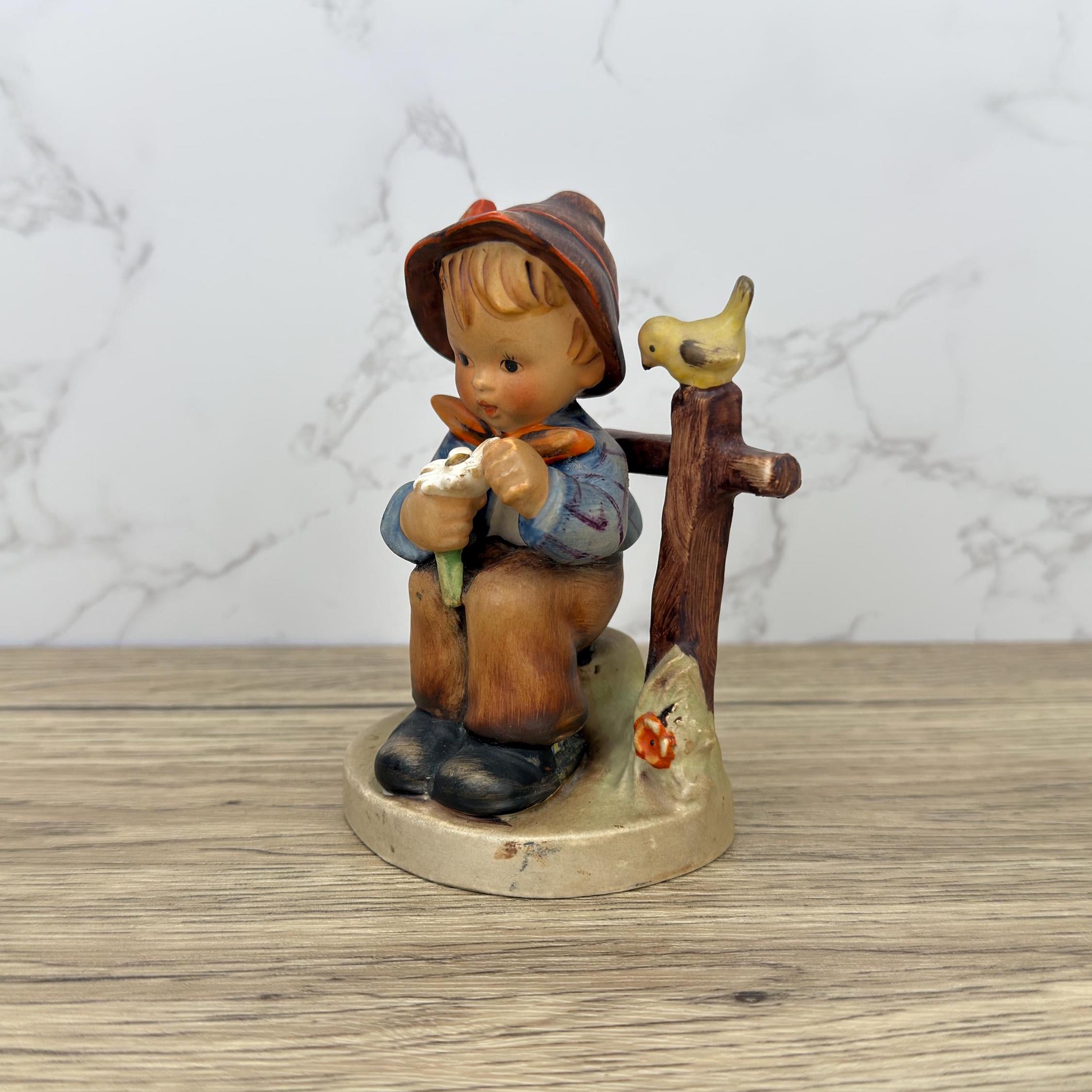 Vintage Goebel Hummel Figurine, She Loves Me Not, West Germany