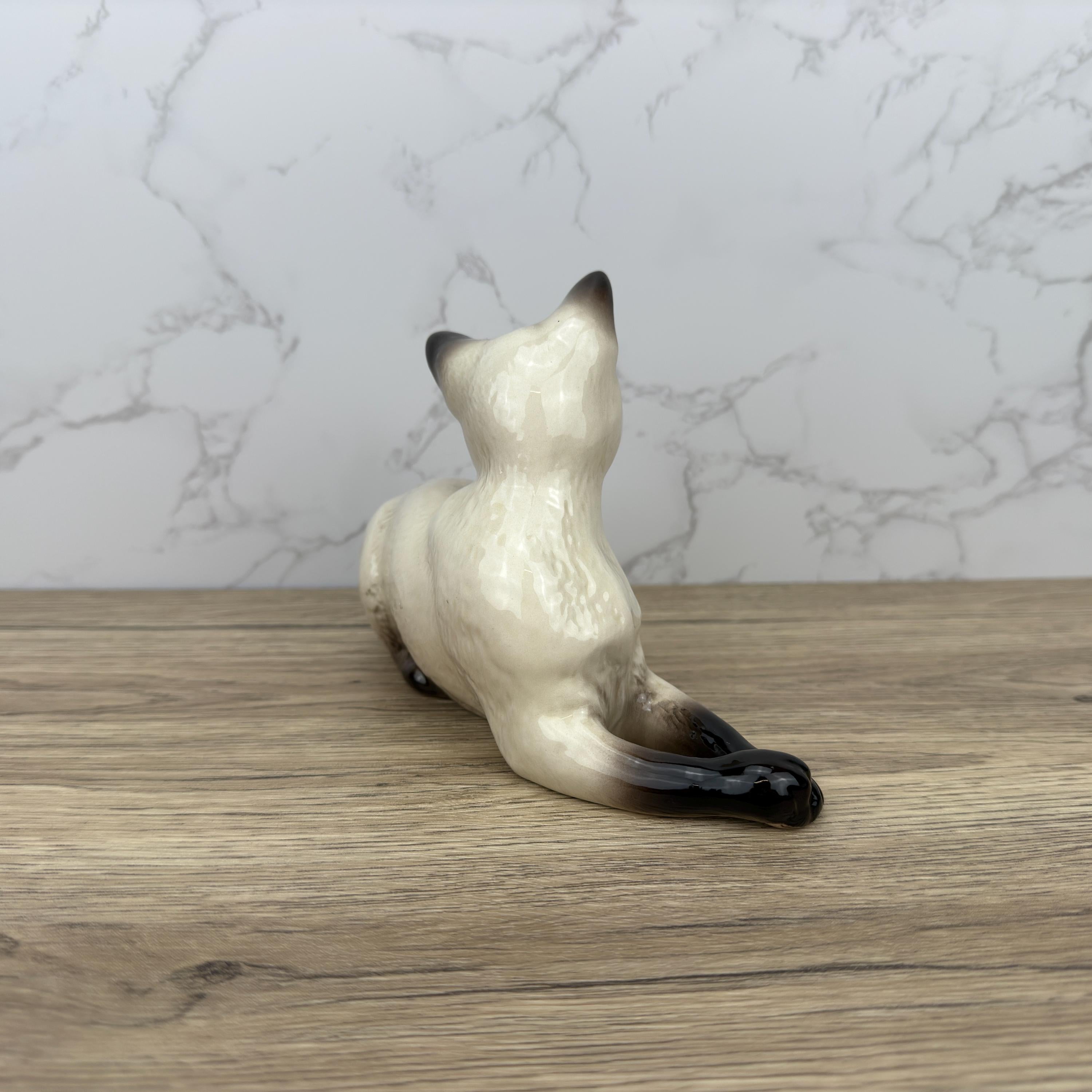 Vintage Beswick Cat Siamese Cat Figurine Model 1558