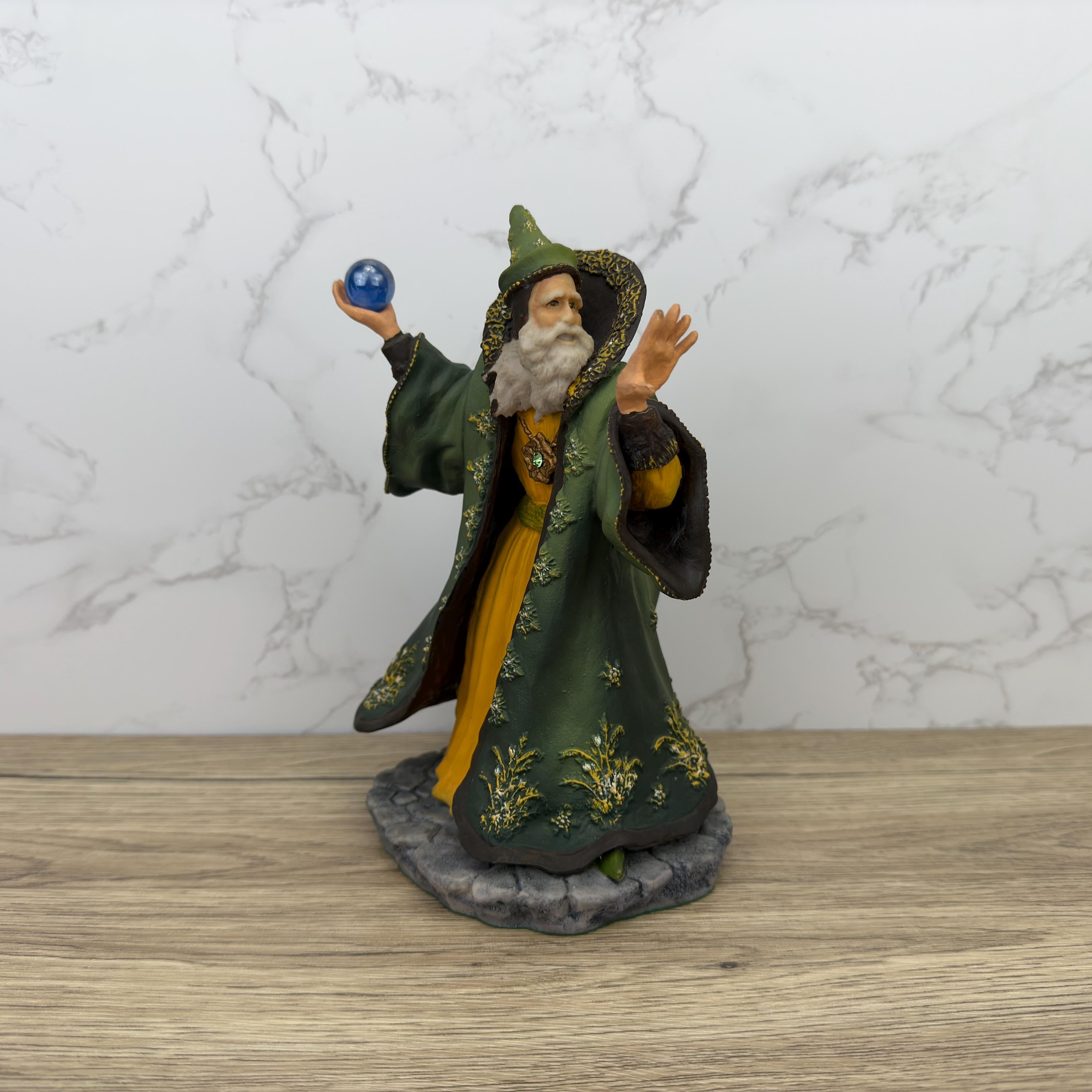 Enchantica Fantazar Spring Wizard Figurine, Holland Studio Craft