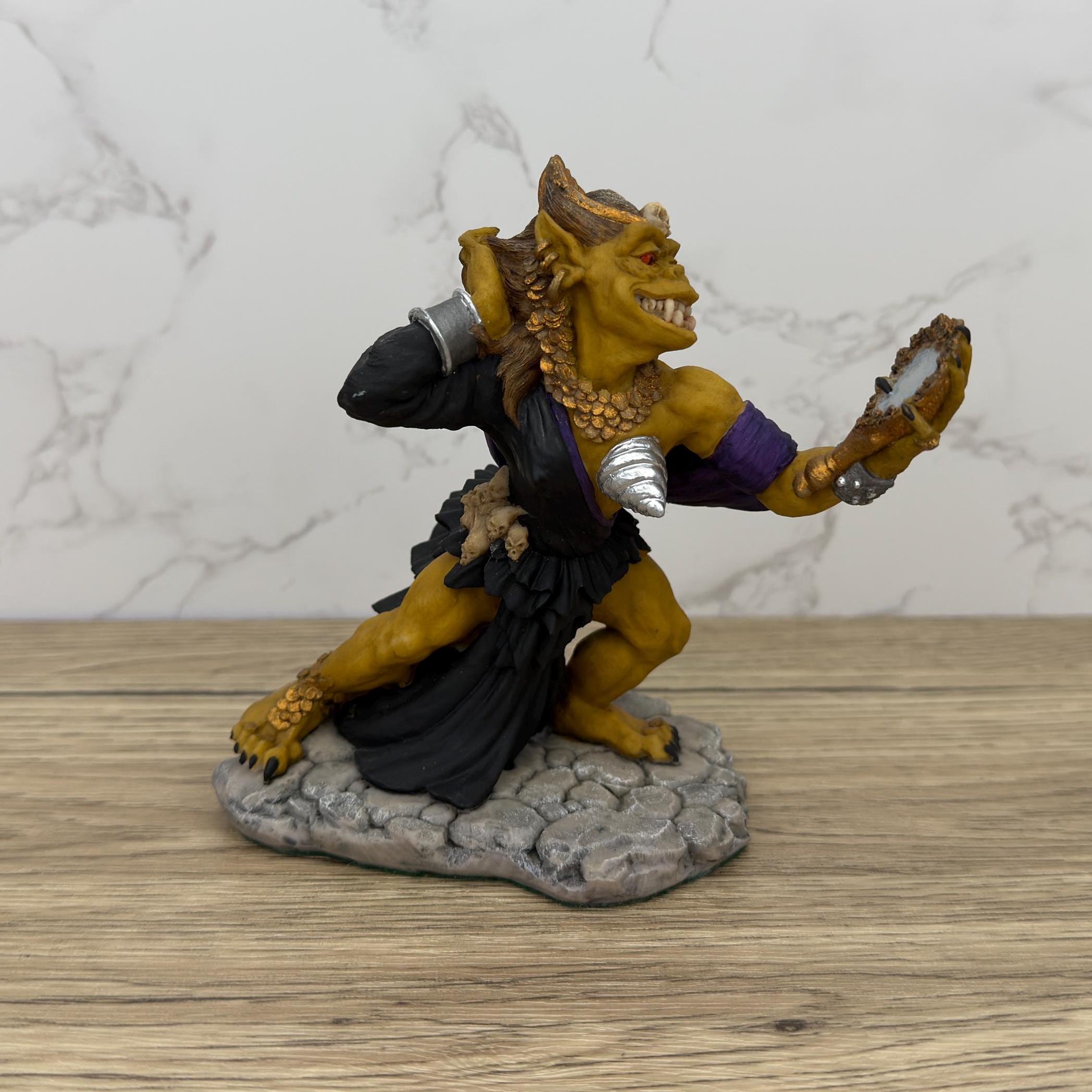 Vintage Enchantica Okra Goblin Princess Figurine, Wrath of the Ice Collection