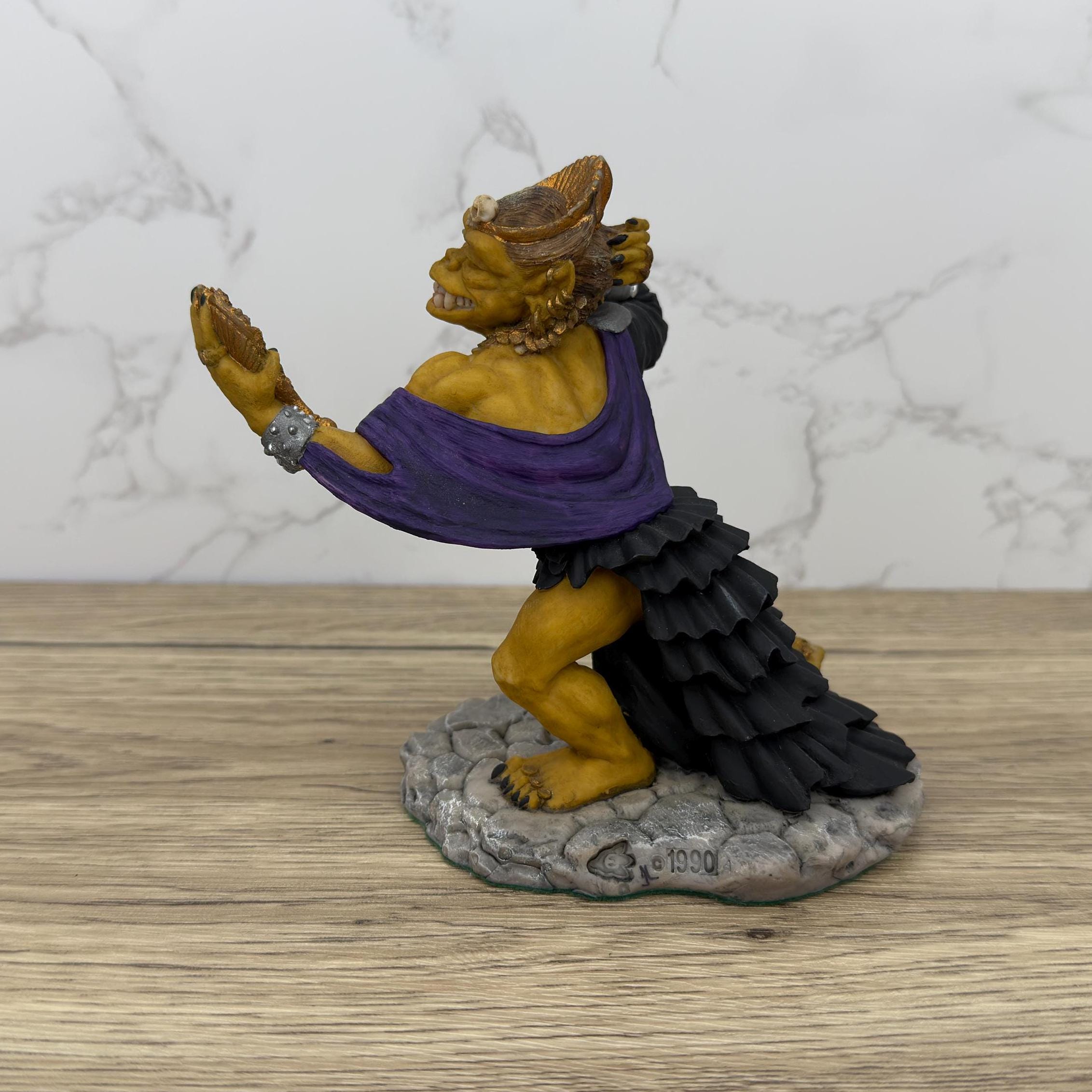 Vintage Enchantica Okra Goblin Princess Figurine, Wrath of the Ice Collection