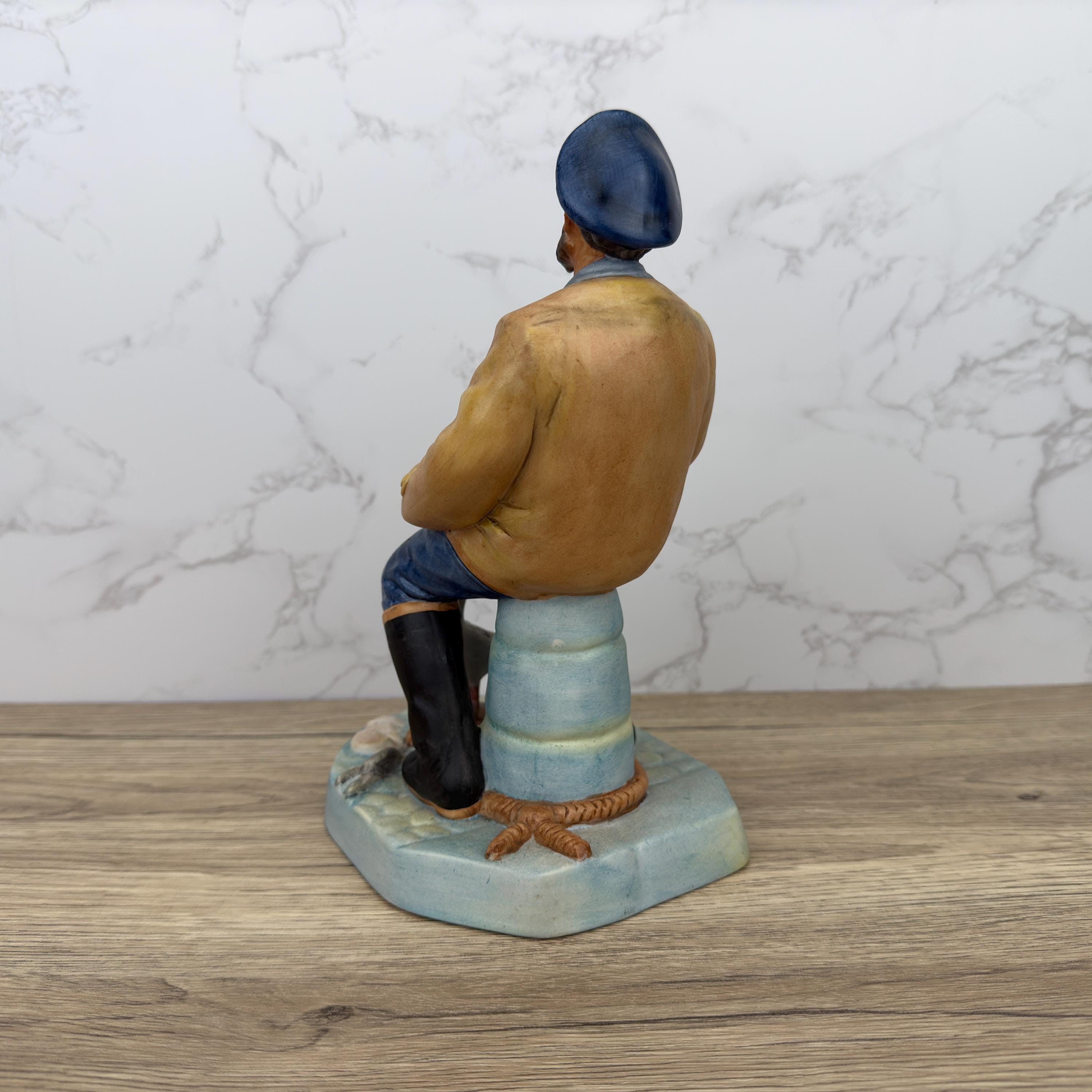 Vintage Royal Doulton Seafarer Figurine HN2455, Matte Ceramic Ornament