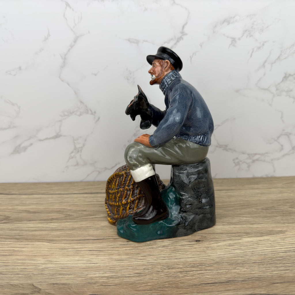 Vintage Royal Doulton Lobster Man Figurine, HN2317, Handmade Porcelain