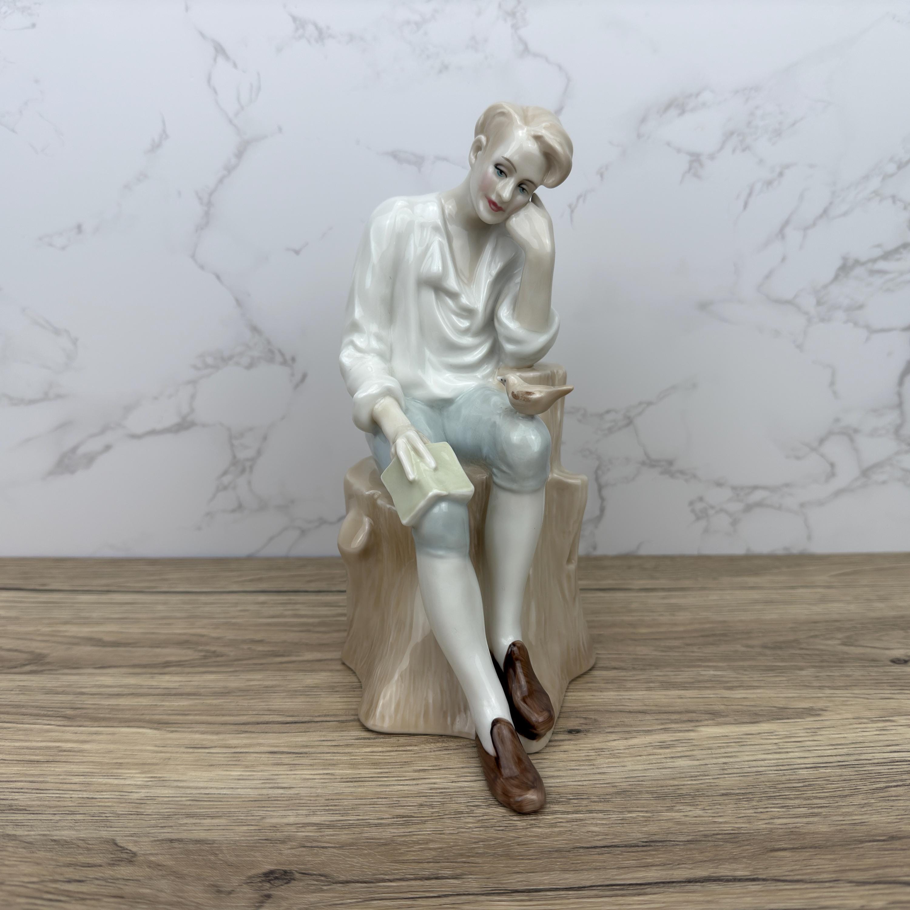 Royal Doulton Reflection Figurine HN3039, 1987 Hand-Painted Ceramic