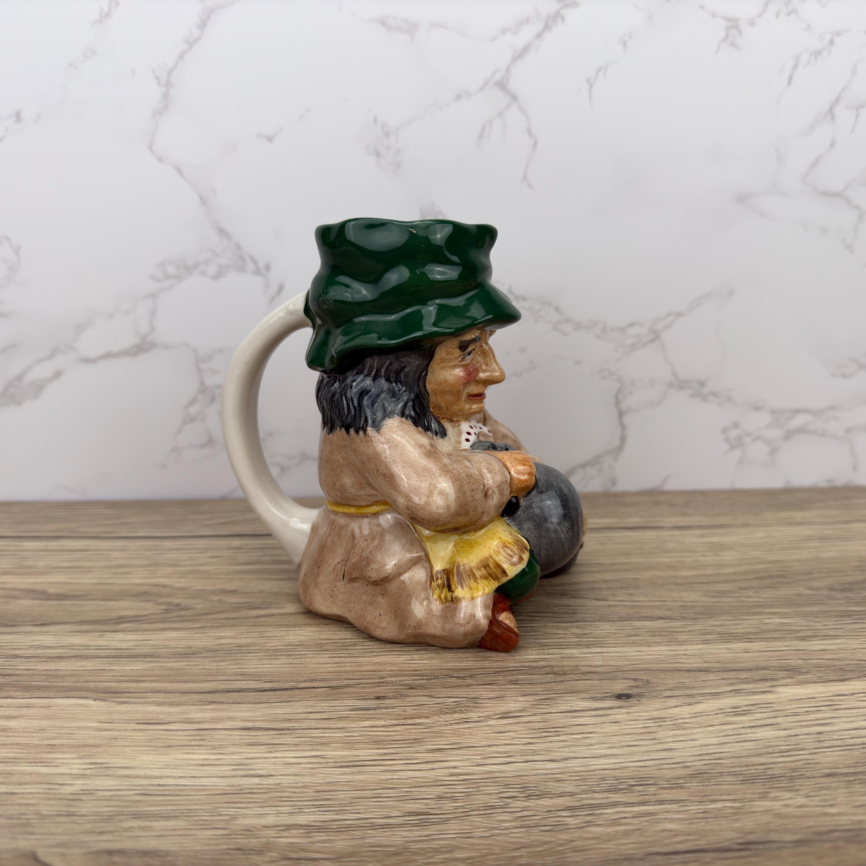 Vintage Roy Kirkham Toby Jug, Staffordshire Porcelain "TINKER 780"