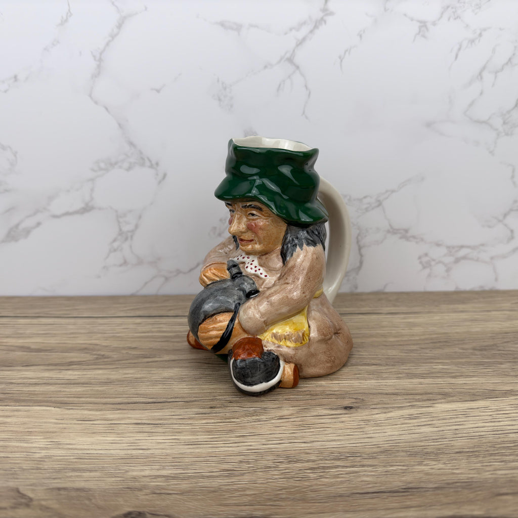 Vintage Roy Kirkham Toby Jug, Staffordshire Porcelain "TINKER 780"