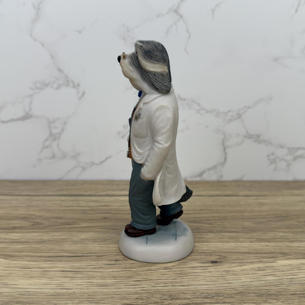 Robert Harrop Doggie People Bearded Collie Doctor Figurine, CC73 Limited Edition