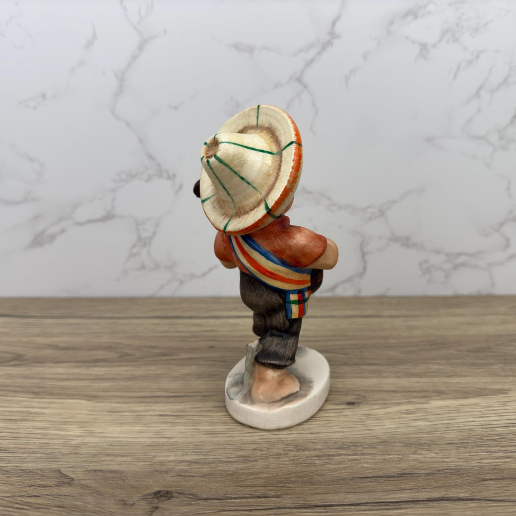 Vintage Friedel Bavaria Porcelain Boy Figurine, Mexican Guitar Player